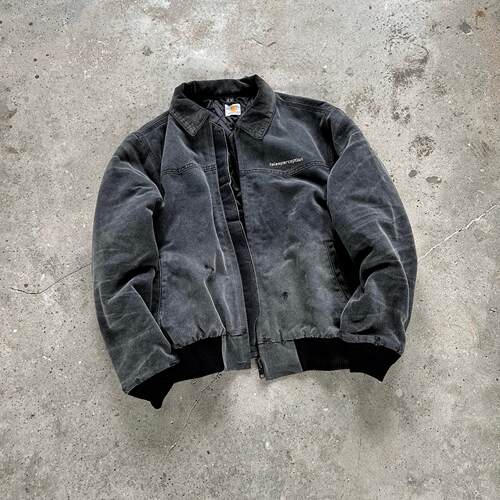waterproof水洗做旧教练夹克
