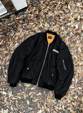 False Perception 燃烧庄园 MA-1夹克外套黑色