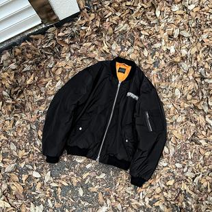 False Perception 燃烧庄园 MA-1夹克外套黑色