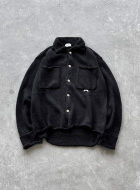 Askyurself 密歇根工装针织夹克黑色