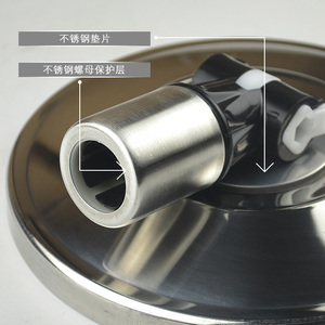 高端劲护一体式旋转拖把杆手压通用加油地拖布杆拖帕头墩布杆家用
