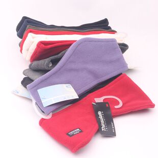 原单欧美滑雪抓绒保暖防寒护耳发带眼罩成人儿童骑行跑步护额头