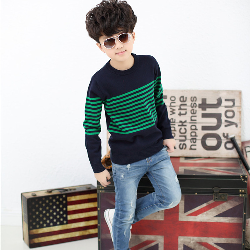 男童毛衣春秋薄款纯棉针织衫中大童韩版洋气套头圆领内搭打底衫潮,童装/婴儿装/亲子装,毛衣/针织衫,淘宝优惠券,粉丝福利购,淘宝优惠卷
