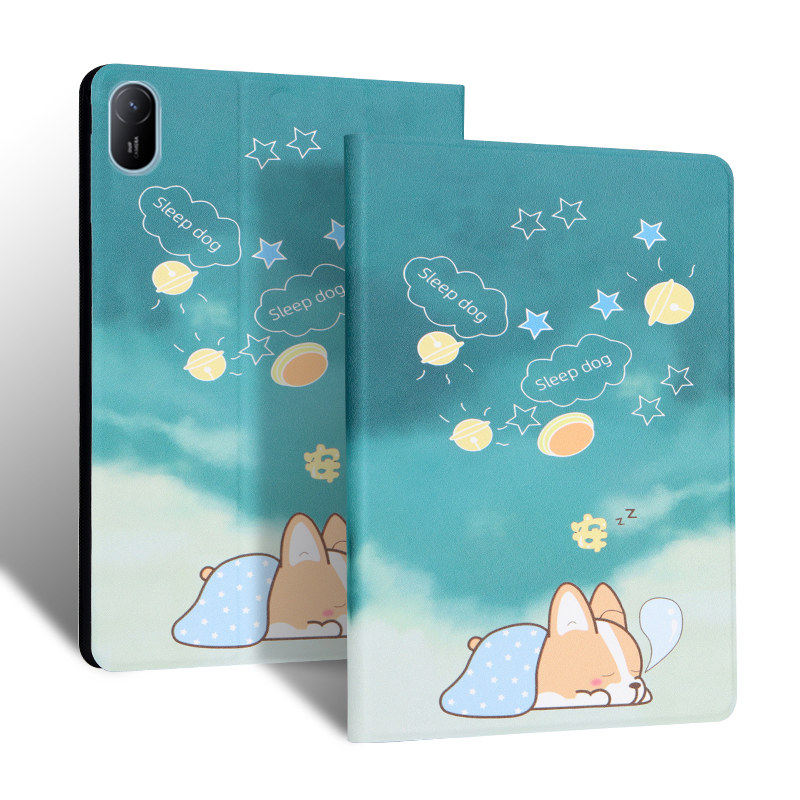 适用华为擎云C7平板电脑保护套11.5英寸第2代c5e硅胶卡通可爱磨砂BBG7一W00支架WOO第二代外壳全包边软薄防摔