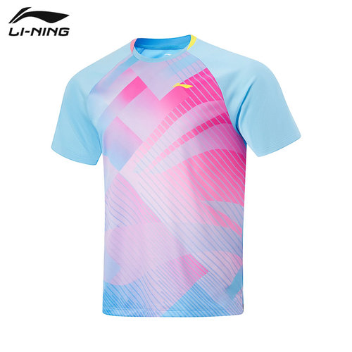 李宁乒乓球系列男女同款速干凉爽比赛上衣