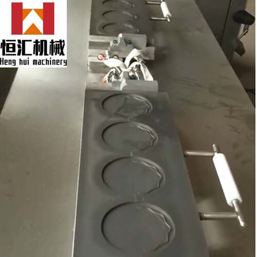 不锈钢全自动蛋饺机自动控温不粘蛋电加热蛋皮包饺子机翻模蛋饺机