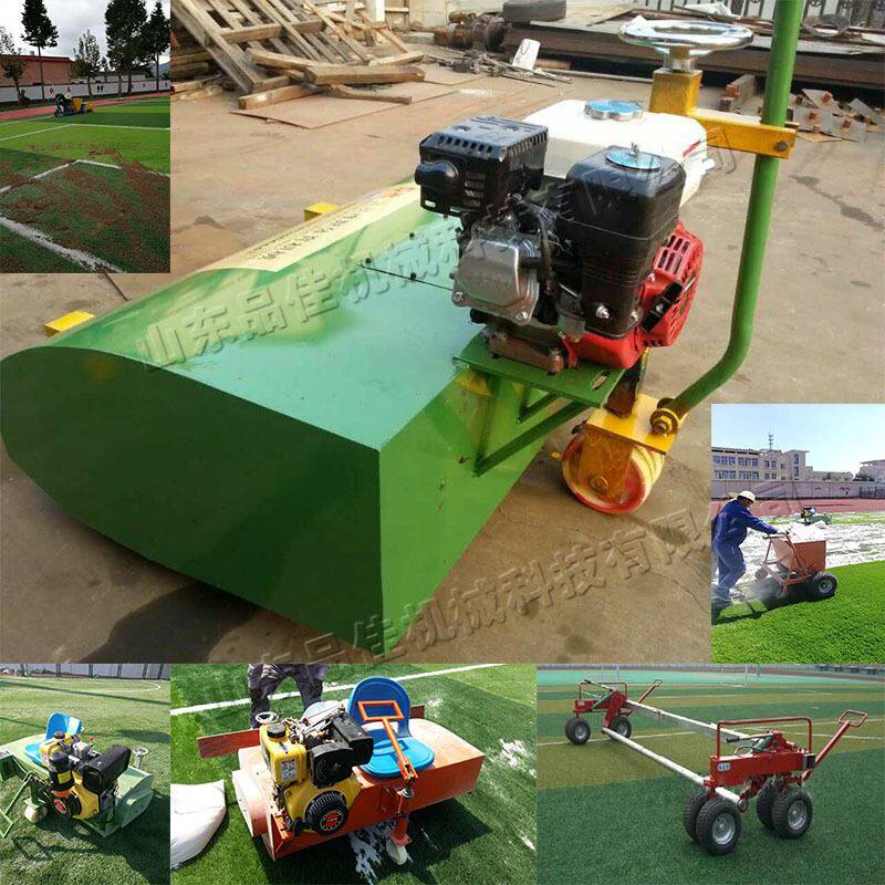 座驾式汽油机动力梳草机绿化园林草坪机grass carding machine