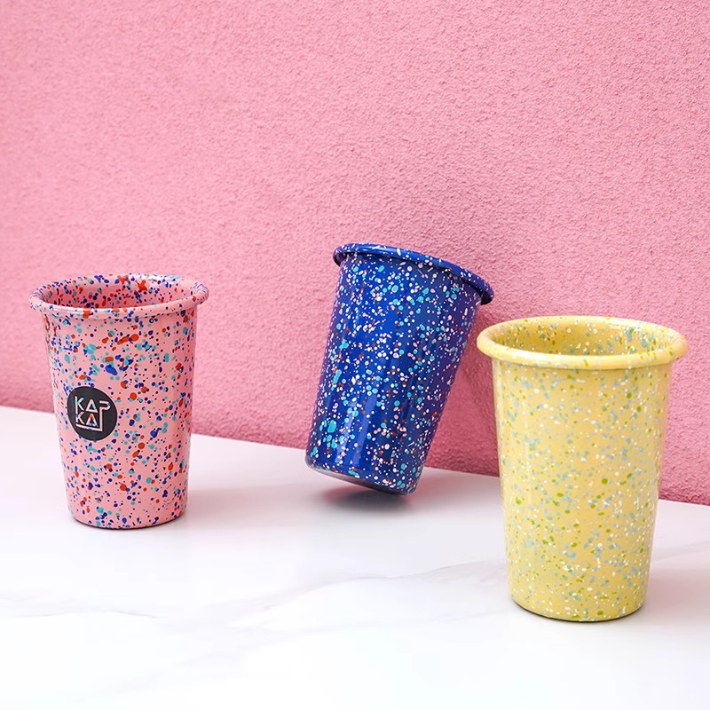 土耳其kapka复古星空瓷盘水杯