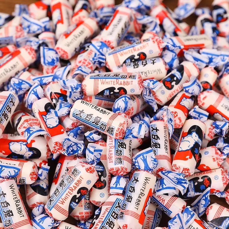 大白兔原味奶糖250g散装喜糖批发冠生园儿童节礼盒怀旧糖果小零食