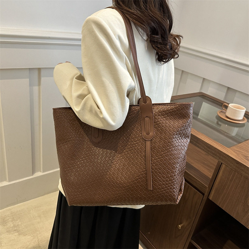 2026新款潮秋冬大容量软皮托特包女简约百搭斜挎单肩包通勤子母包,箱包皮具/热销女包/男包,通用款女包,淘宝优惠券,粉丝福利购,淘宝优惠卷