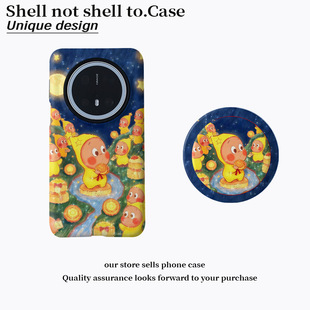 满屏许愿星星娃磁吸菲林二合一适用oppo小米17手机壳vivo华为p70p创意设计星星图案17promax卡通动漫卡通图案