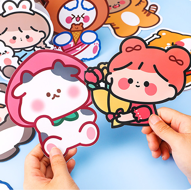 幼儿园成长手册装饰卡片手工材料卡通书写儿童档案足迹宝宝纪念册