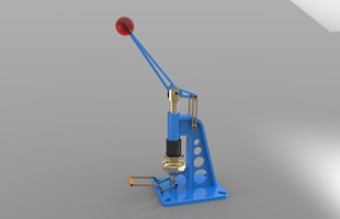 钣金冲压机（手动成型机）3D模型图纸 Solidworks设计