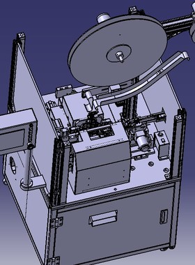 自动凸轮插针机USB TYPE C高速电子凸轮插针机3D模型图纸 STP格式