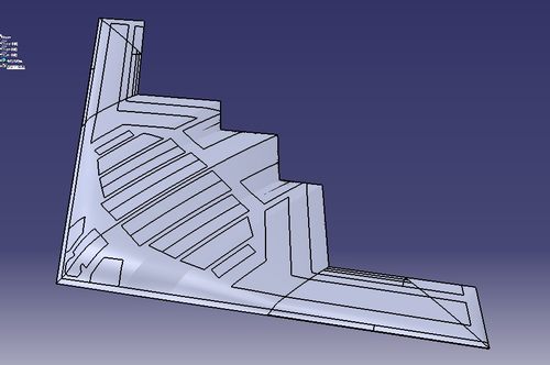 B2轰炸机模型3D图纸(IGS格式) x_t