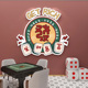 国潮风麻将馆装 饰画休闲娱乐会所布置墙贴棋牌室包厢房间墙面挂画