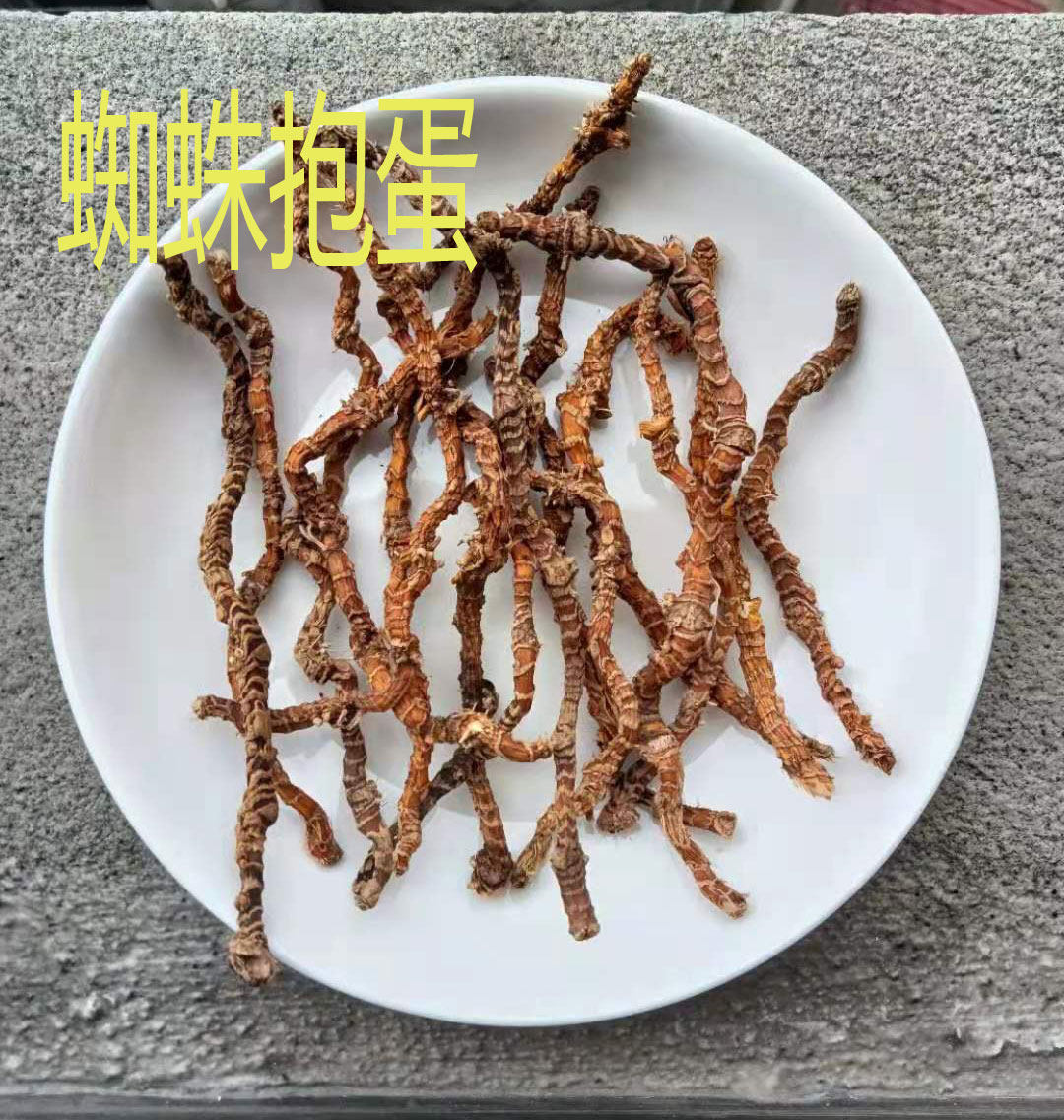 蜘蛛抱蛋入地蜈蚣一叶兰竹叶盘九龙盘干品贵州野生中药材500克图片