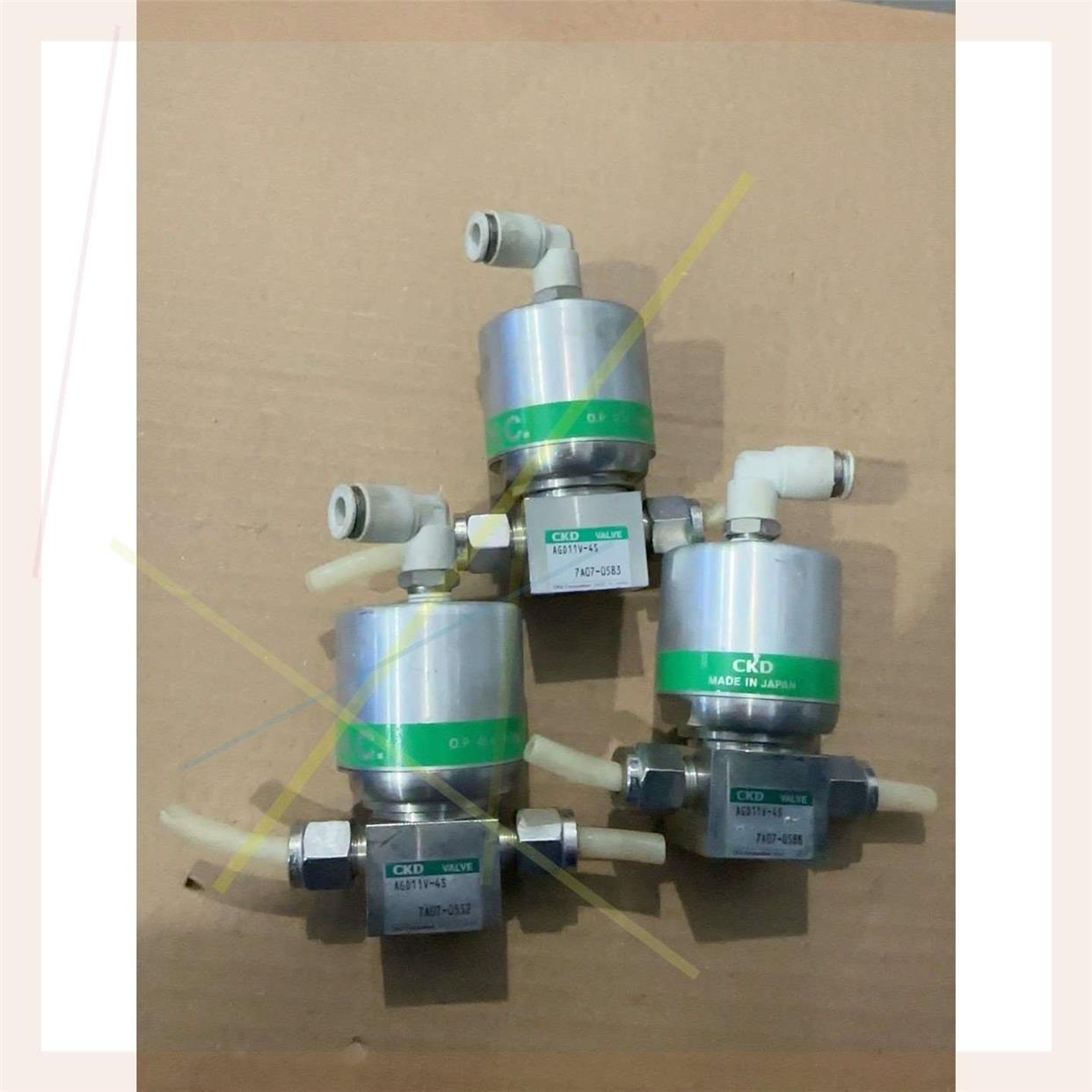 议价直拍不发：原装CKD电磁阀AGD11V-4S不锈钢高真空阀隔膜阀气动
