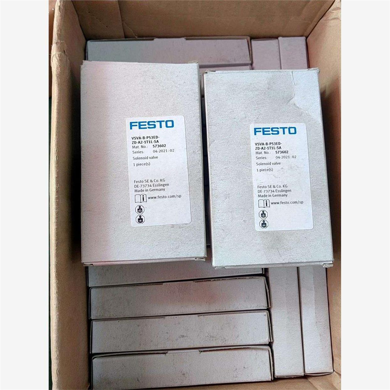 议价直拍不发：费斯托电磁阀573602 VSVA-B-P53ED-ZD-A