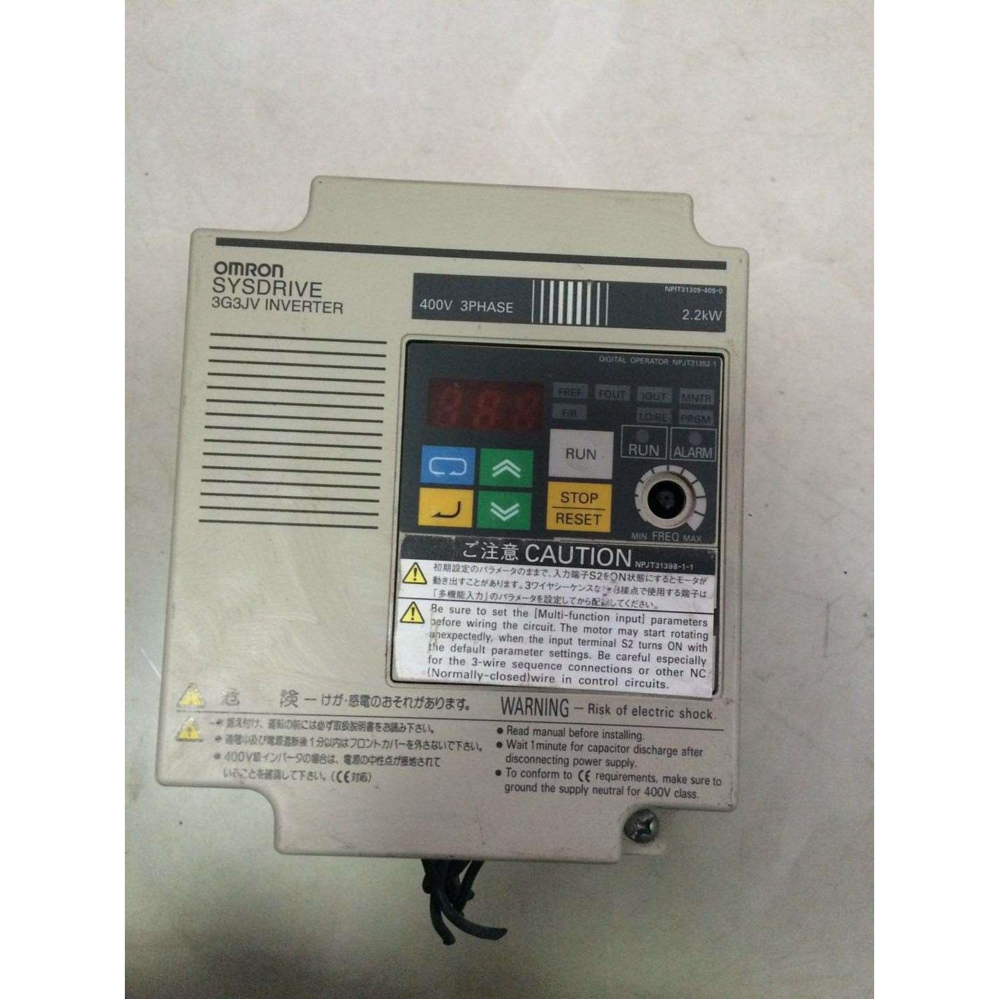 议价直拍不发：3G3JV 2.2KW 380V 3G3JV-A4022 九成新