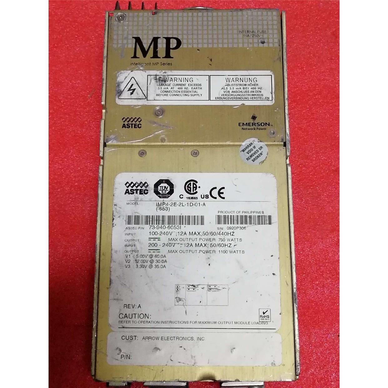 议价直拍不发：电源 iMP4-2E-2L-1D-01-A 二手拆机