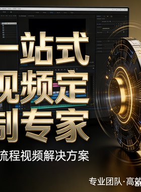 视频制作剪辑接单MG动画企业宣传片短视频主图拍摄后期年会ae代做