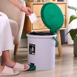 永升脚踏式垃圾桶家用大号带盖密封大容量简约双桶厨房客厅垃圾筒