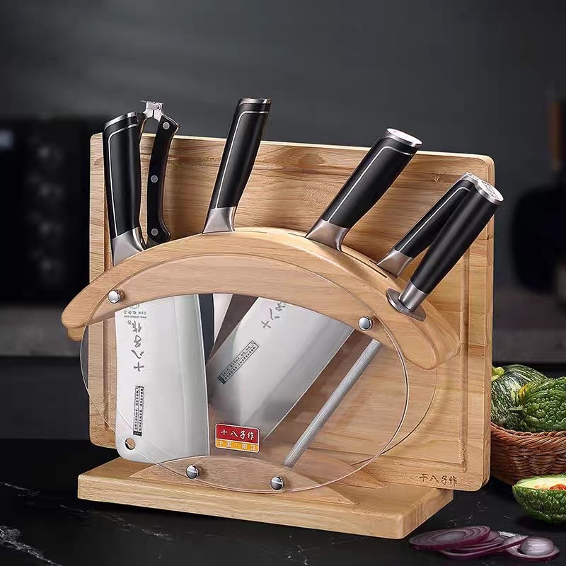 新疆包邮正品十八子作典锐套装刀具三合钢套装刀具切菜刀斩骨刀