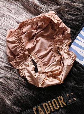 大码内裤女胖mm200斤中高腰加肥加大薄款舒适包臀透气无痕三角裤