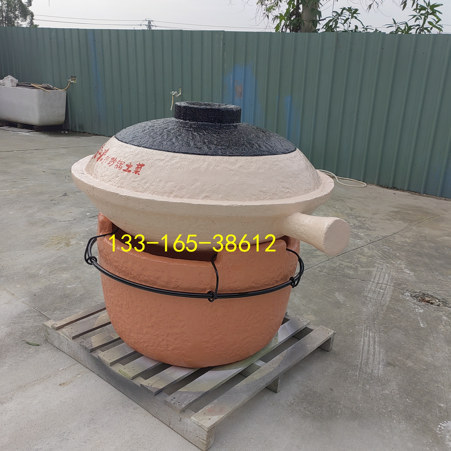 玻璃钢雕塑定制网红店餐厅形象仿真砂锅模型迎宾麻辣汤锅雕像摆件