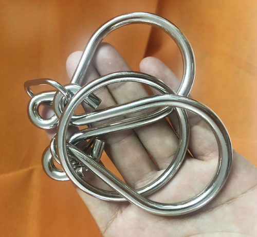 特大号加粗金蝉脱壳马蹄扣益智