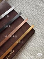 Self-made Plott-style notebook, handcrafted stainless steel back strip loose-leaf binder K-ring A9/A8/A7/A6/A5 thumbnail 2