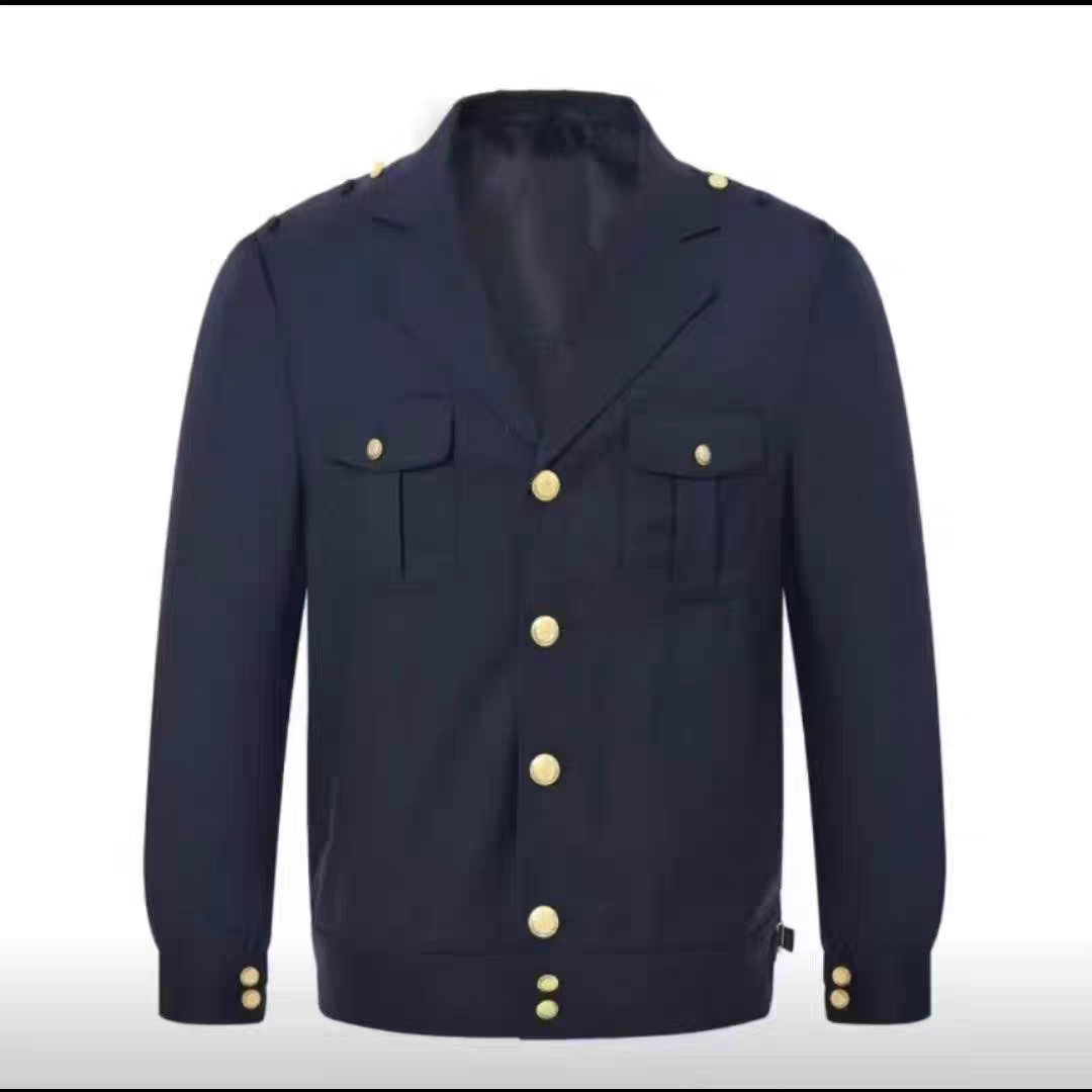 铁路新款作业服男春秋夹克制服工作服长袖外套专用服装新式路服