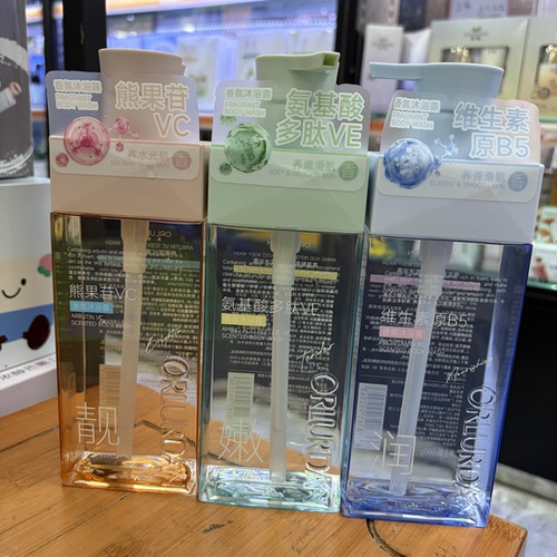 奥洛丹维生素原B5香氛沐浴露500g氨基酸多肽熊果甘VC持久留香正品