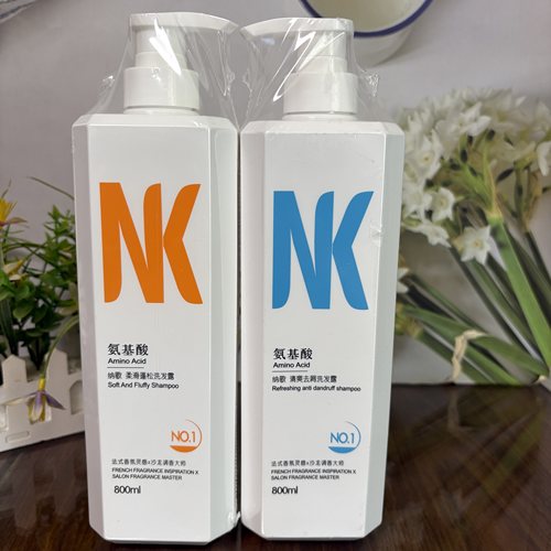 纳歌氨基酸清爽去屑洗发露800ml柔滑蓬松小麦氨基酸配方家庭装