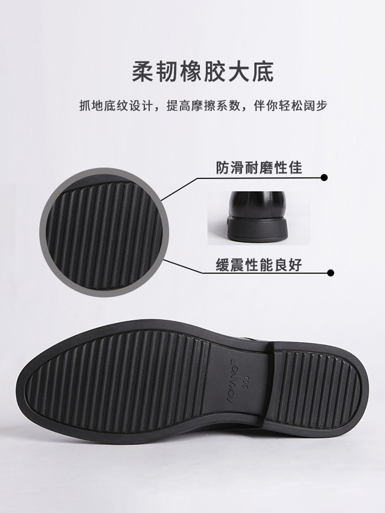 AOKANG MENS SHOES 2024 SPRING AND AUTUMN NEW BUSINESS DRESS LEATHER SHOES MENS LEATHER CASUAL PLUS SIZE GROOM WEDDING SHOES MEN