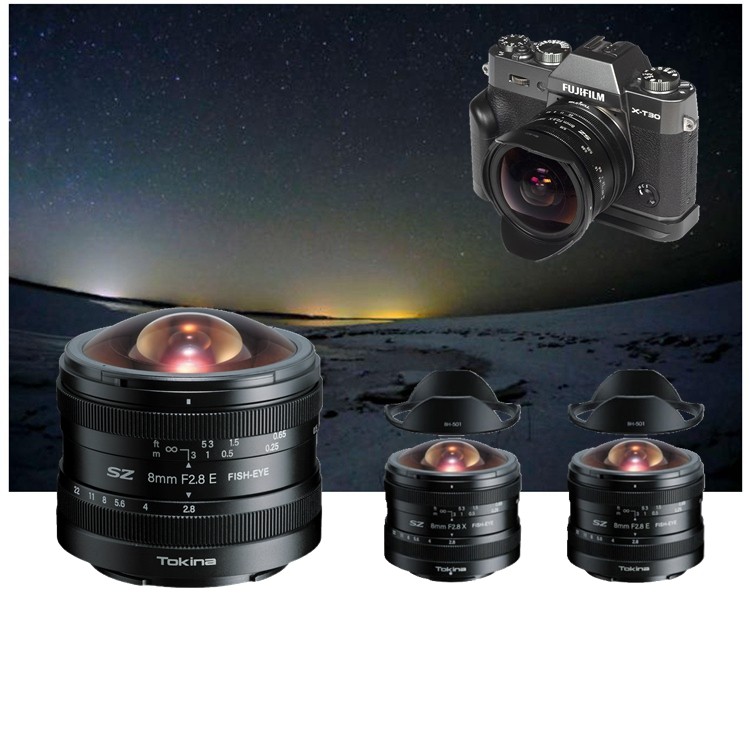 图丽SZ 8mm F2.8 MF FISHEYE超广角鱼眼星空风光手动定焦微单镜头