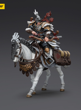 JOYTOY暗源江湖系列悍北国白羽重装弓骑兵组合1/18可动载具兵人
