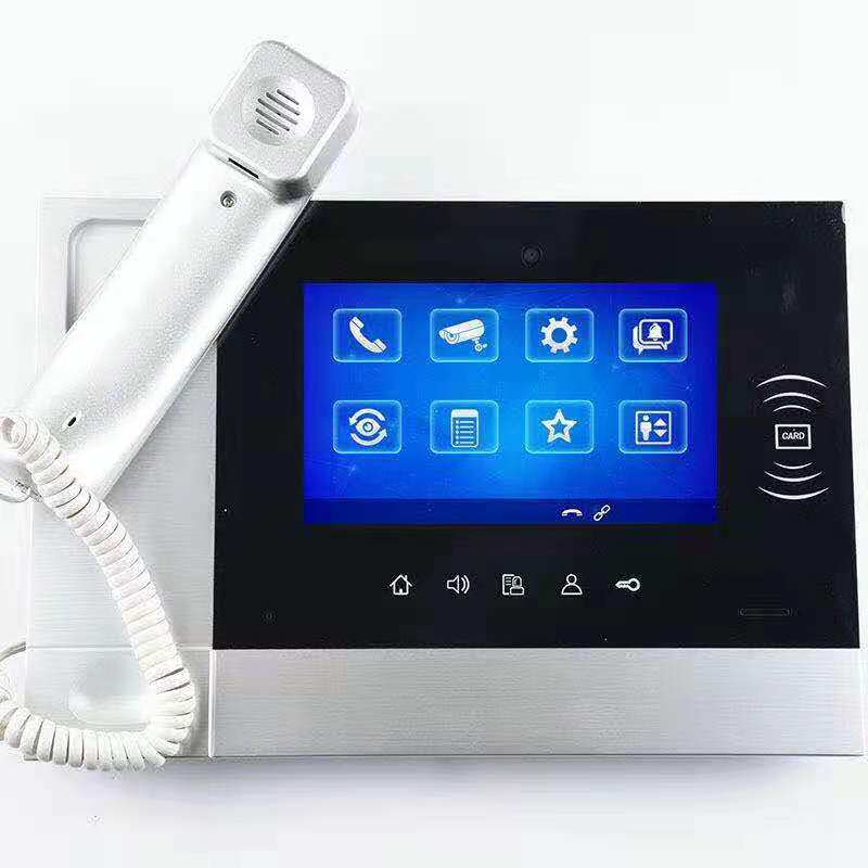电梯有线无线对讲可视主机SIP/ IP/4G网络流量三五方应急呼叫以太