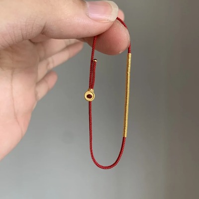 王星越同款古法盘缠红绳藏式手链女招财纳福好运连连百搭手饰品