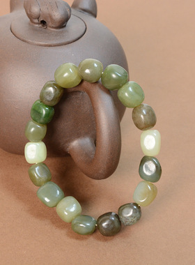 保真和田玉随形手串手链男士女士外贸间福利爆款