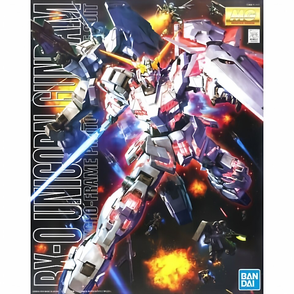 补件万代mg独角兽补件 ova版一号机 1/100高达模型零件非整盒图片