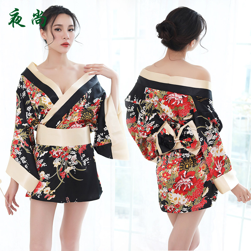 新款性感睡裙夜店女装情趣骚和服夜场足浴桑拿技师服性感按摩工服
