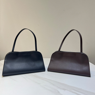 TR原厂皮包包ROW家新款女包头层牛皮极简风Peggy单肩腋下包手拿包