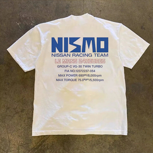 夏季 海外订单尾货 T恤男女同款 痞帅重磅纯棉短袖 上衣 撤回外贸美式