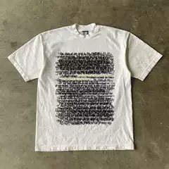 Overseas Order Surplus ~ Cut Label, Withdrawn, Export American Retro Heavyweight Non-See-Through Short-Sleeve T-Shirt, Unisex Top