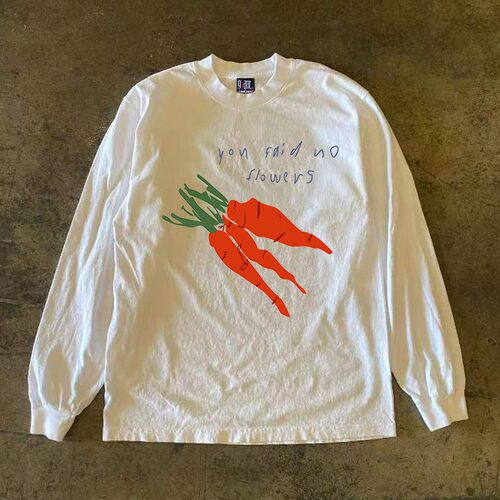 海外订单尾货~撤回外贸美式高街重磅纯棉长袖t恤男女同款百搭上衣