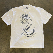 撤回外贸夏季 重磅纯棉短袖 T恤男女同款 海外订单尾货 情侣美式 上衣