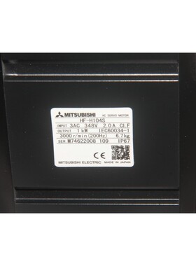 三菱伺服电机HF-H104BT原装现货出售 质保一年 欢迎进店采购 询价