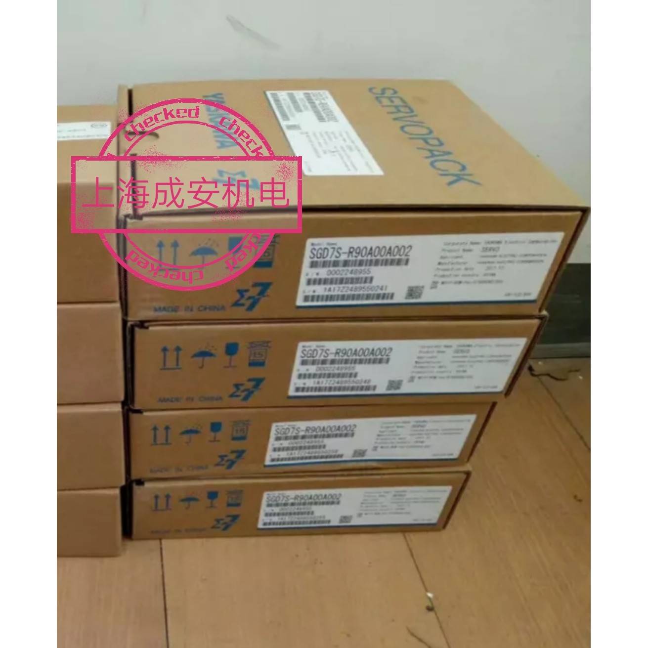 新品SGMJV-04ADE6S/E安川原装伺服400w电机替代SGMJV-04ADD6E